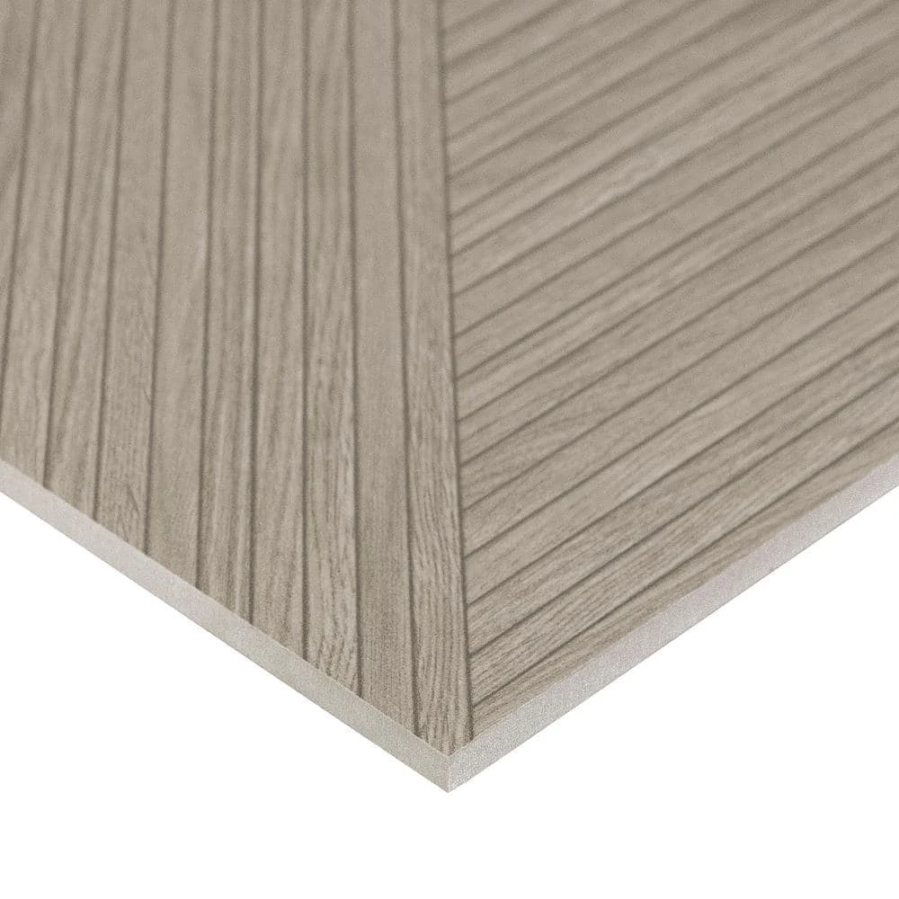 Luxury Ribbed Ash 23.62 in. x 47.24 in. Matte Porcelain Wall Tile (15.49 sq. ft./Case) by Ivy Hill Tile 5 Luxury Ribbed Ash 23.62 in. x 47.24 in. Matte Porcelain Wall Tile (15.49 sq. ft./Case) by Ivy Hill Tile - Image 3