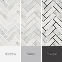 Oriental Sculpture Herringbone 12 in. x 12 in. x 8 mm Marble Mosaic Floor and Wall Tile by Ivy Hill Tile 12 Oriental Sculpture Herringbone 12 in. x 12 in. x 8 mm Marble Mosaic Floor and Wall Tile by Ivy Hill Tile -Tile Elegant Shop asian statuary ivy hill tile marble tile ext3rd100228 1d 1000