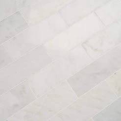 Oriental 4 in. x 12 in. x 8 mm Marble Floor and Wall Subway Tile (15 pieces 5 sq.ft./Box) by Ivy Hill Tile -Tile Elegant Shop asian statuary ivy hill tile marble tile ext3rd100235 4f 1000