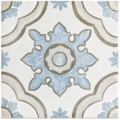 Valencia Basma Encaustic 8 in. x 8 in. x 9mm Matte Porcelain Floor and Wall Tile (26 pieces / 11.19 sq. ft. / box) by Ivy Hill Tile 11 Valencia Basma Encaustic 8 in. x 8 in. x 9mm Matte Porcelain Floor and Wall Tile (26 pieces / 11.19 sq. ft. / box) by Ivy Hill Tile -Tile Elegant Shop basma ivy hill tile porcelain tile ext3rd100971 1d 1000