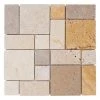 Brick Medley Beige 11.875 in. x 11.875 in. Honed Travertine Wall and Floor Mosaic Tile (0.979 sq. ft./Each) by Jeffrey Court 2 Brick Medley Beige 11.875 in. x 11.875 in. Honed Travertine Wall and Floor Mosaic Tile (0.979 sq. ft./Each) by Jeffrey Court -Tile Elegant Shop beige cream jeffrey court mosaic tile 99036 64 1000