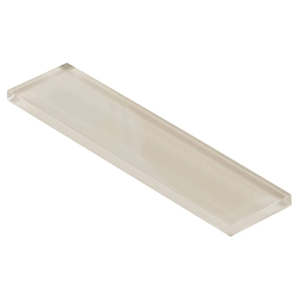Contempo Beige 2 in. x 8 in. x 8mm Polished Glass Floor and Wall Tile (36 pieces 4 sq.ft./Box) by Ivy Hill Tile 7 Contempo Beige 2 in. x 8 in. x 8mm Polished Glass Floor and Wall Tile (36 pieces 4 sq.ft./Box) by Ivy Hill Tile - Image 5
