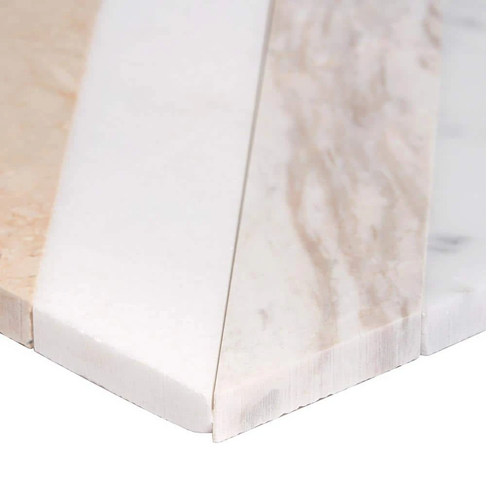 Chelsea Beige 8 in. x 8 in. Polished Marble Mosaic Tile (0.43 sq. ft / Each) by Ivy Hill Tile 10 Chelsea Beige 8 in. x 8 in. Polished Marble Mosaic Tile (0.43 sq. ft / Each) by Ivy Hill Tile - Image 8