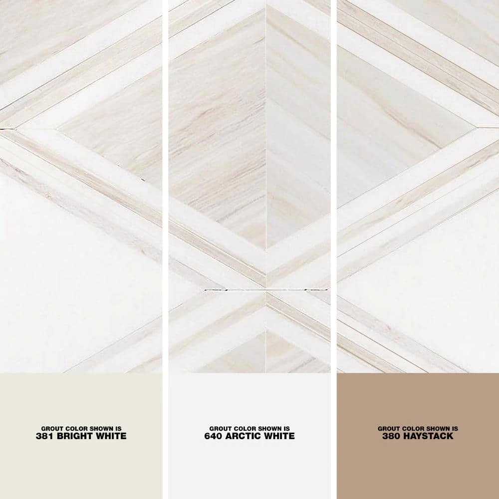 Ruit Beige 13.54 in. x 15.63 in. Polished Marble Mosaic Tile (1.47 sq. ft./Each) by Ivy Hill Tile 5 Ruit Beige 13.54 in. x 15.63 in. Polished Marble Mosaic Tile (1.47 sq. ft./Each) by Ivy Hill Tile - Image 3