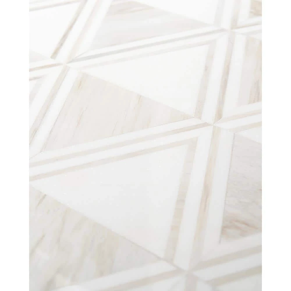 Ruit Beige 13.54 in. x 15.63 in. Polished Marble Mosaic Tile (1.47 sq. ft./Each) by Ivy Hill Tile 8 Ruit Beige 13.54 in. x 15.63 in. Polished Marble Mosaic Tile (1.47 sq. ft./Each) by Ivy Hill Tile - Image 6