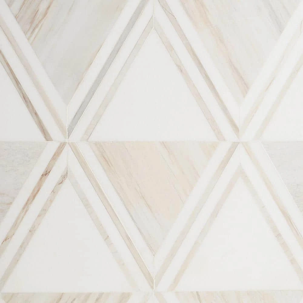 Ruit Beige 13.54 in. x 15.63 in. Polished Marble Mosaic Tile (1.47 sq. ft./Each) by Ivy Hill Tile 7 Ruit Beige 13.54 in. x 15.63 in. Polished Marble Mosaic Tile (1.47 sq. ft./Each) by Ivy Hill Tile - Image 5