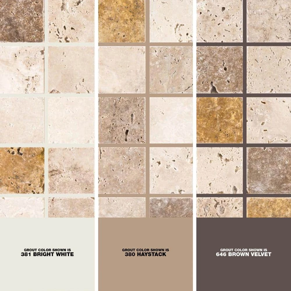 Travertine Medley 12 in. x 12 in. Cream/ Taupe Honed Travertine Wall and Floor Mosaic Tile (1 Sq.Ft./Each) by Jeffrey Court 6 Travertine Medley 12 in. x 12 in. Cream/ Taupe Honed Travertine Wall and Floor Mosaic Tile (1 Sq.Ft./Each) by Jeffrey Court - Image 4