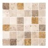 Travertine Medley 12 in. x 12 in. Cream/ Taupe Honed Travertine Wall and Floor Mosaic Tile (1 Sq.Ft./Each) by Jeffrey Court 1 Travertine Medley 12 in. x 12 in. Cream/ Taupe Honed Travertine Wall and Floor Mosaic Tile (1 Sq.Ft./Each) by Jeffrey Court -Tile Elegant Shop beige jeffrey court mosaic tile 83016 64 1000