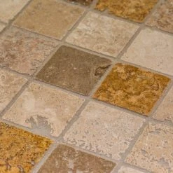 Travertine Medley 12 in. x 12 in. Cream/ Taupe Honed Travertine Wall and Floor Mosaic Tile (1 Sq.Ft./Each) by Jeffrey Court 13 Travertine Medley 12 in. x 12 in. Cream/ Taupe Honed Travertine Wall and Floor Mosaic Tile (1 Sq.Ft./Each) by Jeffrey Court -Tile Elegant Shop beige jeffrey court mosaic tile 83016 fa 1000