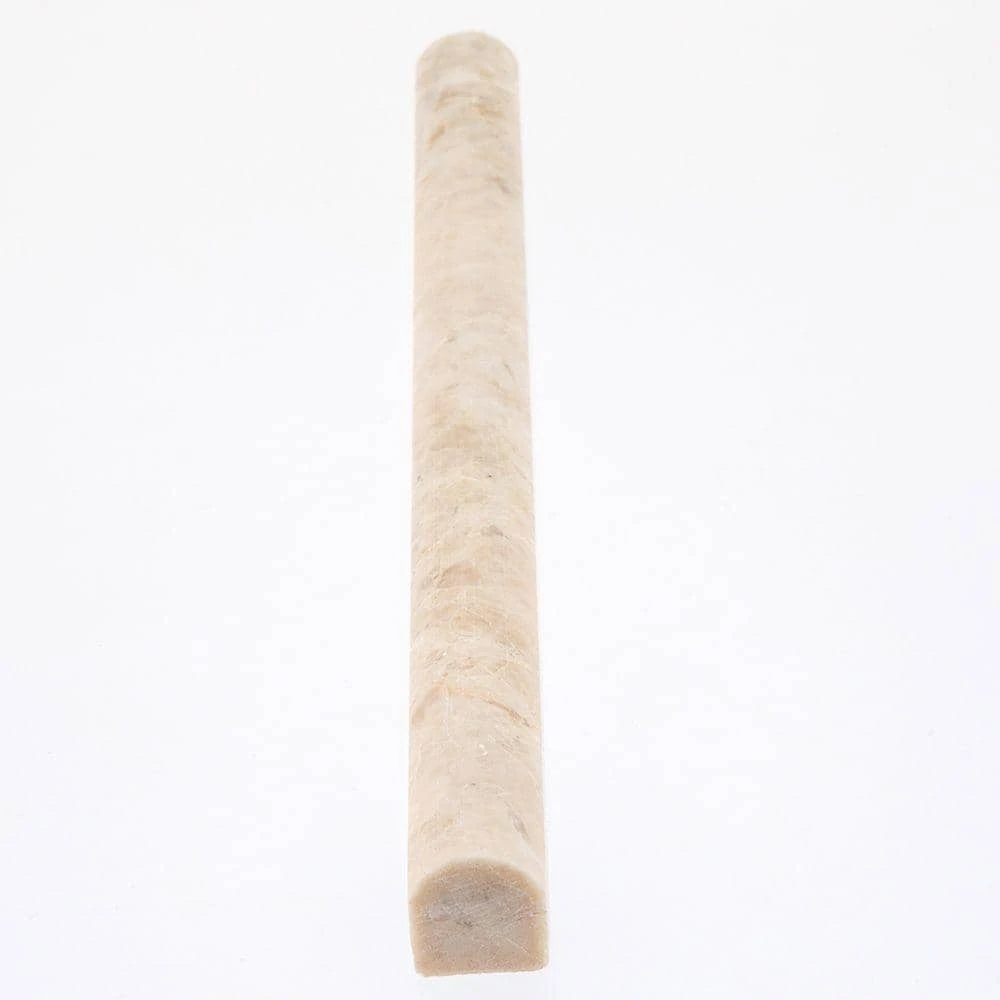 Cappuccino .75 in. x 12 in. Honed Marble Wall Pencil Tile (1 Linear Foot) by Jeffrey Court 6 Cappuccino .75 in. x 12 in. Honed Marble Wall Pencil Tile (1 Linear Foot) by Jeffrey Court - Image 4