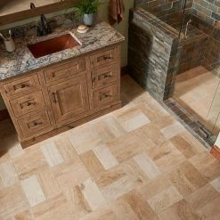 Travertine Beige 6 in. x 12 in. Honed Travertine Wall and Floor Tile (10 sq. ft./Case) by Jeffrey Court 15 Travertine Beige 6 in. x 12 in. Honed Travertine Wall and Floor Tile (10 sq. ft./Case) by Jeffrey Court -Tile Elegant Shop beige jeffrey court travertine tile 98994 4f 1000