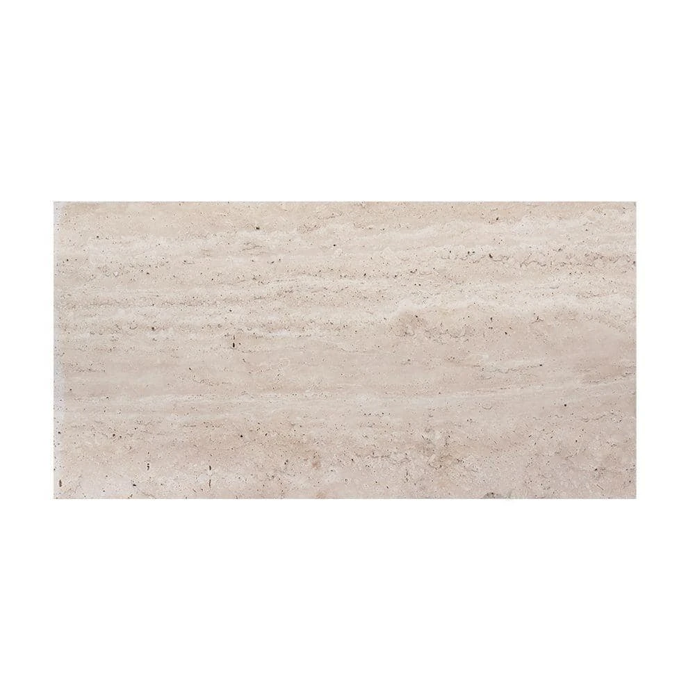Travertine Beige 6 in. x 12 in. Honed Travertine Wall and Floor Tile (10 sq. ft./Case) by Jeffrey Court 3 Travertine Beige 6 in. x 12 in. Honed Travertine Wall and Floor Tile (10 sq. ft./Case) by Jeffrey Court