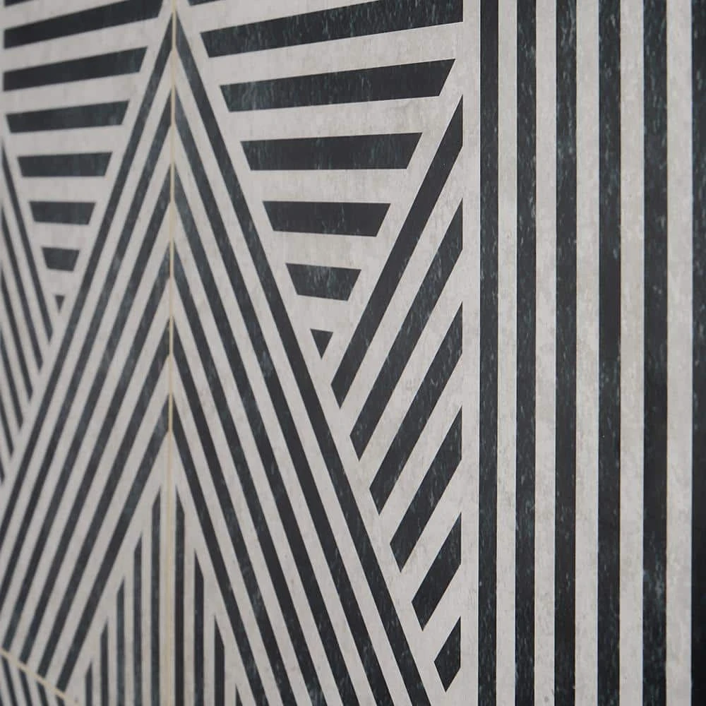 Astoria Black and White 24 in. x 24 in. Matte Porcelain Floor and Wall Tile (4 Pieces, 15.49 sq. ft./Case) by Ivy Hill Tile 8 Astoria Black and White 24 in. x 24 in. Matte Porcelain Floor and Wall Tile (4 Pieces, 15.49 sq. ft./Case) by Ivy Hill Tile - Image 6