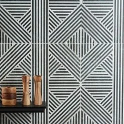Astoria Black and White 24 in. x 24 in. Matte Porcelain Floor and Wall Tile (4 Pieces, 15.49 sq. ft./Case) by Ivy Hill Tile 14 Astoria Black and White 24 in. x 24 in. Matte Porcelain Floor and Wall Tile (4 Pieces, 15.49 sq. ft./Case) by Ivy Hill Tile -Tile Elegant Shop black and white ivy hill tile porcelain tile ext3rd104868 c3 1000
