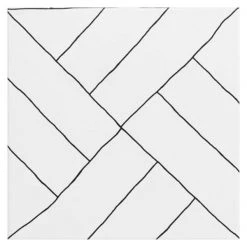 Infinitum Encaustic Black and White 9 in. x 9 in. Matte Porcelain Floor and Wall Tile (10.76 sq. ft./Case) by Ivy Hill Tile 11 Infinitum Encaustic Black and White 9 in. x 9 in. Matte Porcelain Floor and Wall Tile (10.76 sq. ft./Case) by Ivy Hill Tile -Tile Elegant Shop black and white ivy hill tile porcelain tile ext3rd105422 c3 1000
