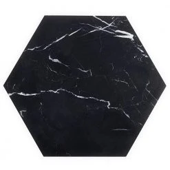 Blackout Hexagon Nero Marquina 10 in. x 10 in. Marble Floor and Wall Tile (6 sq. ft./Case) by Ivy Hill Tile 13 Blackout Hexagon Nero Marquina 10 in. x 10 in. Marble Floor and Wall Tile (6 sq. ft./Case) by Ivy Hill Tile -Tile Elegant Shop black ivy hill tile marble tile ext3rd105090 4f 1000