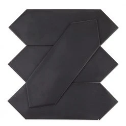 Russell Black 4 in. x 12 in. Matte Porcelain Picket Floor and Wall Tile (10.76 sq. ft./Case) by Ivy Hill Tile 11 Russell Black 4 in. x 12 in. Matte Porcelain Picket Floor and Wall Tile (10.76 sq. ft./Case) by Ivy Hill Tile -Tile Elegant Shop black ivy hill tile porcelain tile ext3rd101544 40 1000