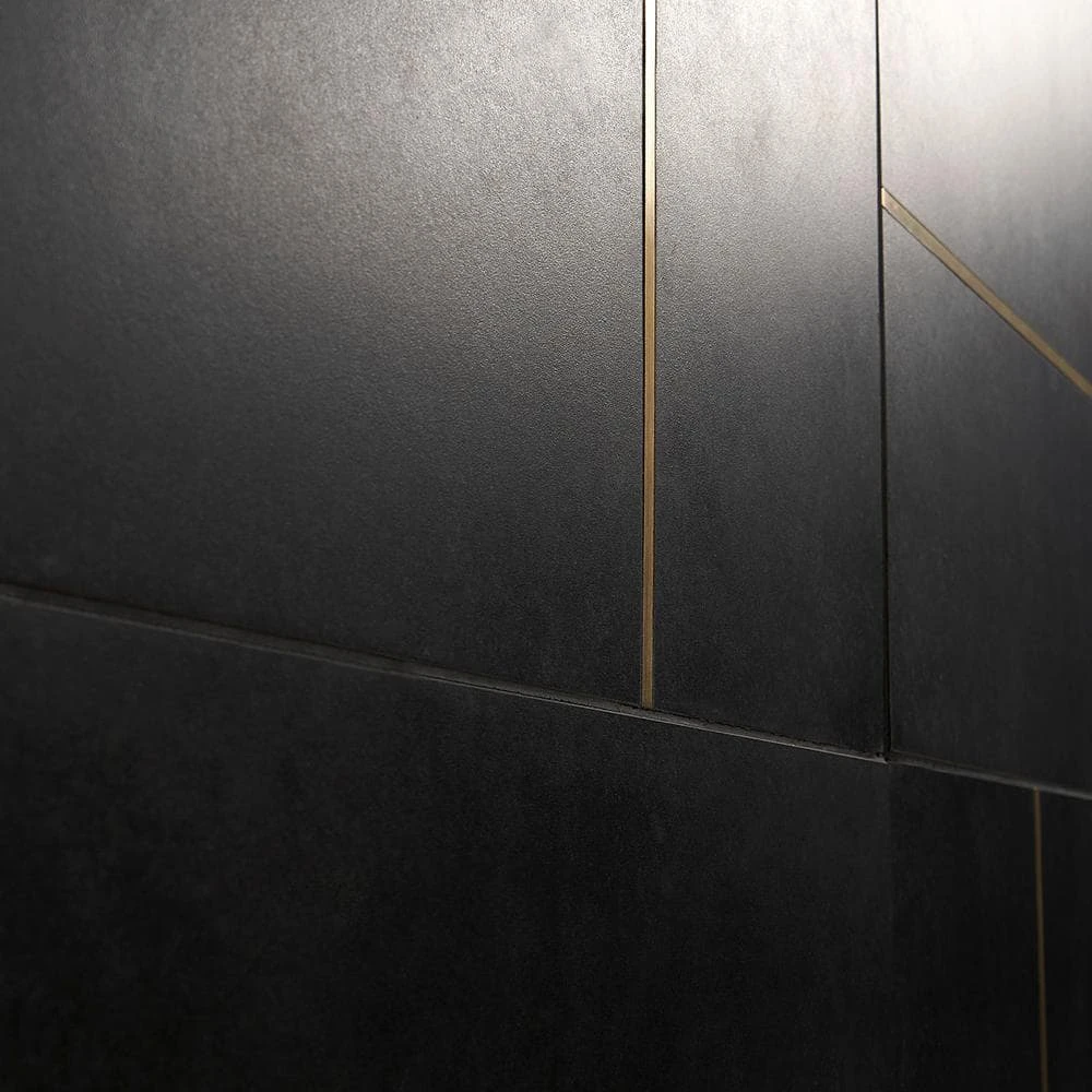 Stria Bar Black 23.62 in. x 23.62 in. Matte Porcelain Floor and Wall Tile (11.62 sq. ft. / Case) by Ivy Hill Tile 8 Stria Bar Black 23.62 in. x 23.62 in. Matte Porcelain Floor and Wall Tile (11.62 sq. ft. / Case) by Ivy Hill Tile - Image 6