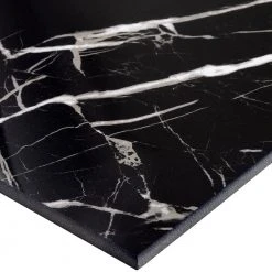 Marmo Black 23.62 in. x 23.62 in. Polished Marble Look Porcelain Floor and Wall Tile (15.49 sq. ft./Case) by Ivy Hill Tile -Tile Elegant Shop black ivy hill tile porcelain tile ext3rd101689 76 1000