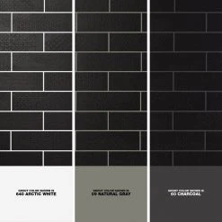 Harper 4 in. x 12 in. Black Matte Porcelain Subway Floor and Wall Tile (30 pieces / 8.72 sq. ft. / box) by Ivy Hill Tile 11 Harper 4 in. x 12 in. Black Matte Porcelain Subway Floor and Wall Tile (30 pieces / 8.72 sq. ft. / box) by Ivy Hill Tile -Tile Elegant Shop black ivy hill tile porcelain tile ext3rd101975 1d 1000