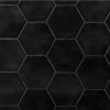 Appaloosa Black Hexagon 7 in. x 8 in. Porcelain Floor and Wall Tile (10.76 sq. ft./Case) by Ivy Hill Tile 2 Appaloosa Black Hexagon 7 in. x 8 in. Porcelain Floor and Wall Tile (10.76 sq. ft./Case) by Ivy Hill Tile -Tile Elegant Shop black ivy hill tile porcelain tile ext3rd105375 64 1000