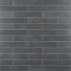 Sanskrit Black 3.89 in. x 19.37 in. Matte Porcelain Floor and Wall Tile (7.85 sq. ft./Case) by Ivy Hill Tile -Tile Elegant Shop black ivy hill tile porcelain tile ext3rd105711 64 1000