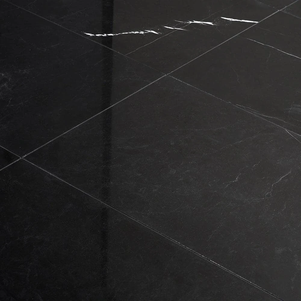 Blackout Nero Marquina 12 in. x 24 in. Polished Marble Floor and Wall Tile (10 sq. ft./Case) by Ivy Hill Tile 4 Blackout Nero Marquina 12 in. x 24 in. Polished Marble Floor and Wall Tile (10 sq. ft./Case) by Ivy Hill Tile - Image 2