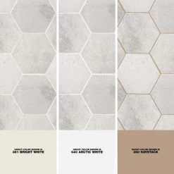 Hayes Blanco 7.87 in. x 9.44 in. Matte Porcelain Floor and Wall Tile (9.84 sq. ft./Case) by Ivy Hill Tile 14 Hayes Blanco 7.87 in. x 9.44 in. Matte Porcelain Floor and Wall Tile (9.84 sq. ft./Case) by Ivy Hill Tile -Tile Elegant Shop blanco ivy hill tile porcelain tile ext3rd106415 1d 1000