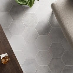 Hayes Blanco 7.87 in. x 9.44 in. Matte Porcelain Floor and Wall Tile (9.84 sq. ft./Case) by Ivy Hill Tile 18 Hayes Blanco 7.87 in. x 9.44 in. Matte Porcelain Floor and Wall Tile (9.84 sq. ft./Case) by Ivy Hill Tile -Tile Elegant Shop blanco ivy hill tile porcelain tile ext3rd106415 1f 1000