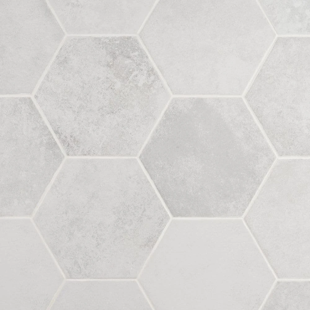 Hayes Blanco 7.87 in. x 9.44 in. Matte Porcelain Floor and Wall Tile (9.84 sq. ft./Case) by Ivy Hill Tile 8 Hayes Blanco 7.87 in. x 9.44 in. Matte Porcelain Floor and Wall Tile (9.84 sq. ft./Case) by Ivy Hill Tile - Image 6