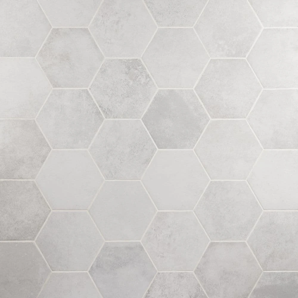Hayes Blanco 7.87 in. x 9.44 in. Matte Porcelain Floor and Wall Tile (9.84 sq. ft./Case) by Ivy Hill Tile 3 Hayes Blanco 7.87 in. x 9.44 in. Matte Porcelain Floor and Wall Tile (9.84 sq. ft./Case) by Ivy Hill Tile