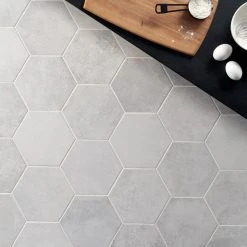 Hayes Blanco 7.87 in. x 9.44 in. Matte Porcelain Floor and Wall Tile (9.84 sq. ft./Case) by Ivy Hill Tile 16 Hayes Blanco 7.87 in. x 9.44 in. Matte Porcelain Floor and Wall Tile (9.84 sq. ft./Case) by Ivy Hill Tile -Tile Elegant Shop blanco ivy hill tile porcelain tile ext3rd106415 c3 1000