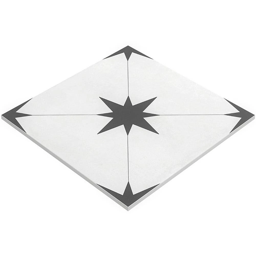 Polaris Blanco 9 in. x 9 in. Matte Porcelain Floor and Wall Tile (10.76 sq. ft./Case) by Ivy Hill Tile 8 Polaris Blanco 9 in. x 9 in. Matte Porcelain Floor and Wall Tile (10.76 sq. ft./Case) by Ivy Hill Tile - Image 6