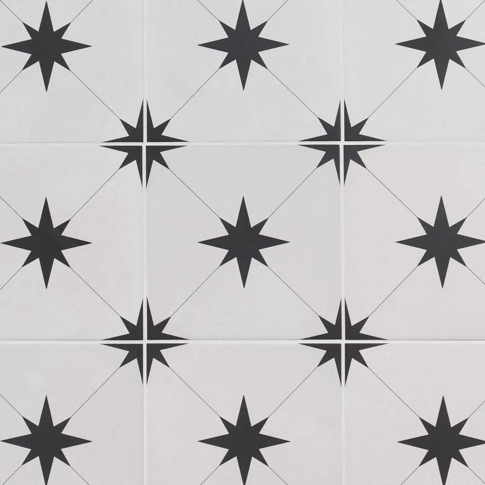 Polaris Blanco 9 in. x 9 in. Matte Porcelain Floor and Wall Tile (10.76 sq. ft./Case) by Ivy Hill Tile 6 Polaris Blanco 9 in. x 9 in. Matte Porcelain Floor and Wall Tile (10.76 sq. ft./Case) by Ivy Hill Tile - Image 4