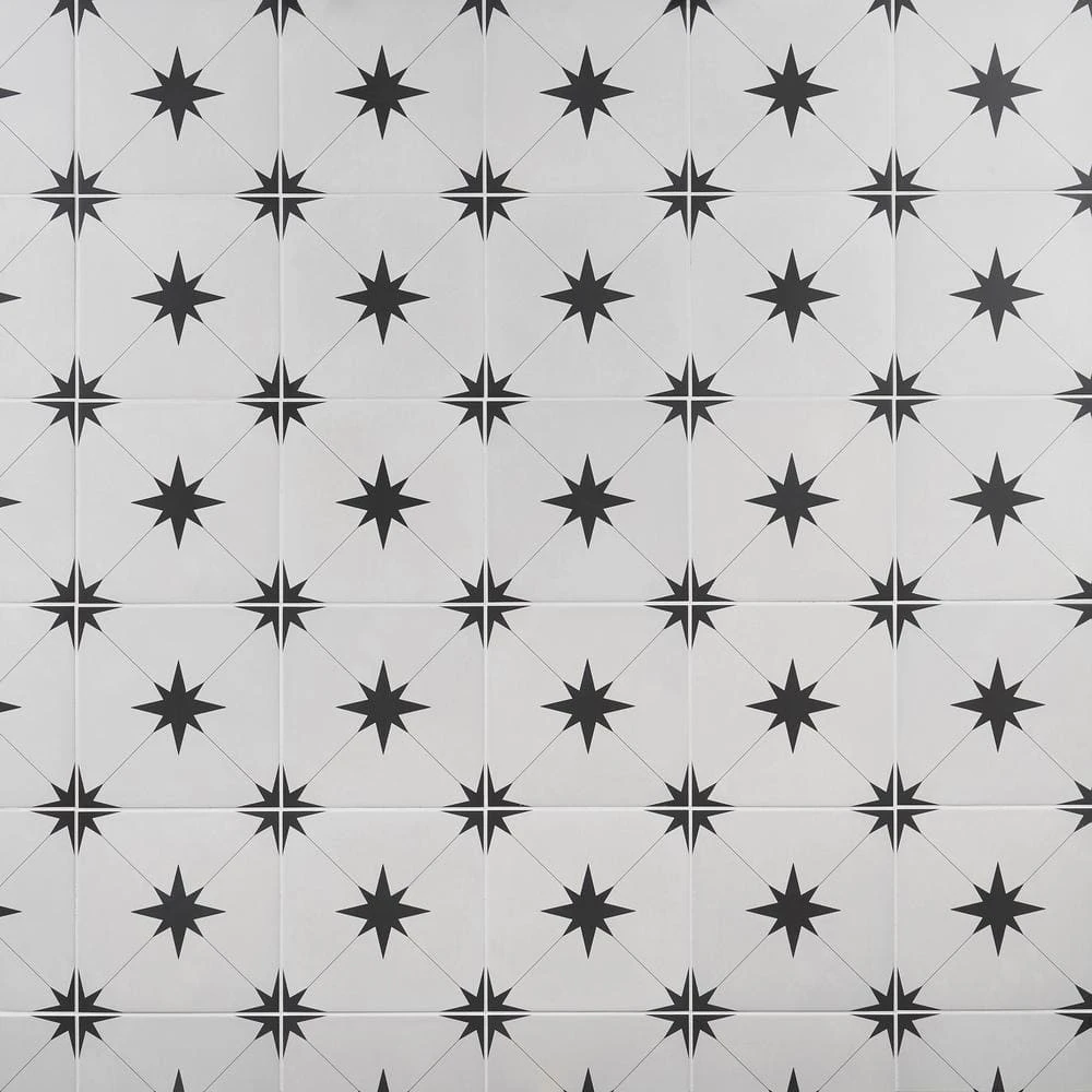 Polaris Blanco 9 in. x 9 in. Matte Porcelain Floor and Wall Tile (10.76 sq. ft./Case) by Ivy Hill Tile 3 Polaris Blanco 9 in. x 9 in. Matte Porcelain Floor and Wall Tile (10.76 sq. ft./Case) by Ivy Hill Tile