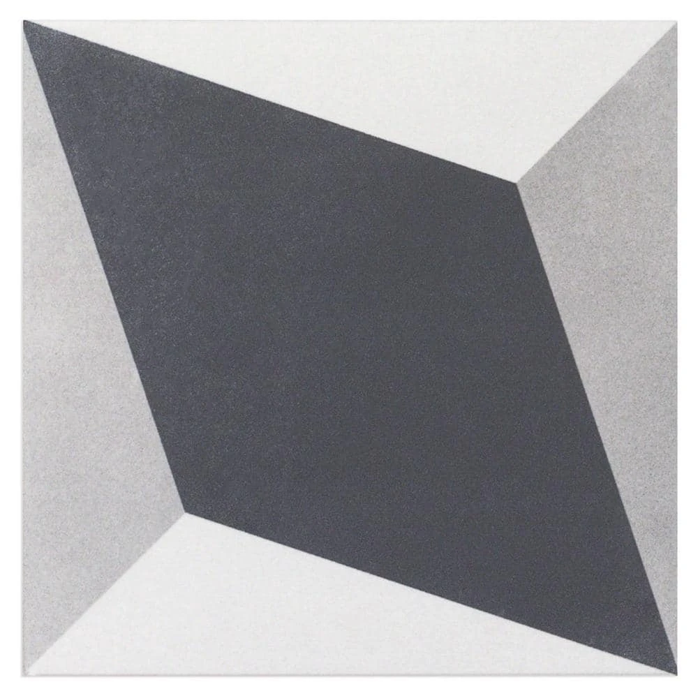 Sintra Block Encaustic 9 in. x 9 in. x 10mm Mate Porcelain Floor and Wall Tile (20 pieces / 10.65 sq. ft. / box) by Ivy Hill Tile 11 Sintra Block Encaustic 9 in. x 9 in. x 10mm Mate Porcelain Floor and Wall Tile (20 pieces / 10.65 sq. ft. / box) by Ivy Hill Tile - Image 9