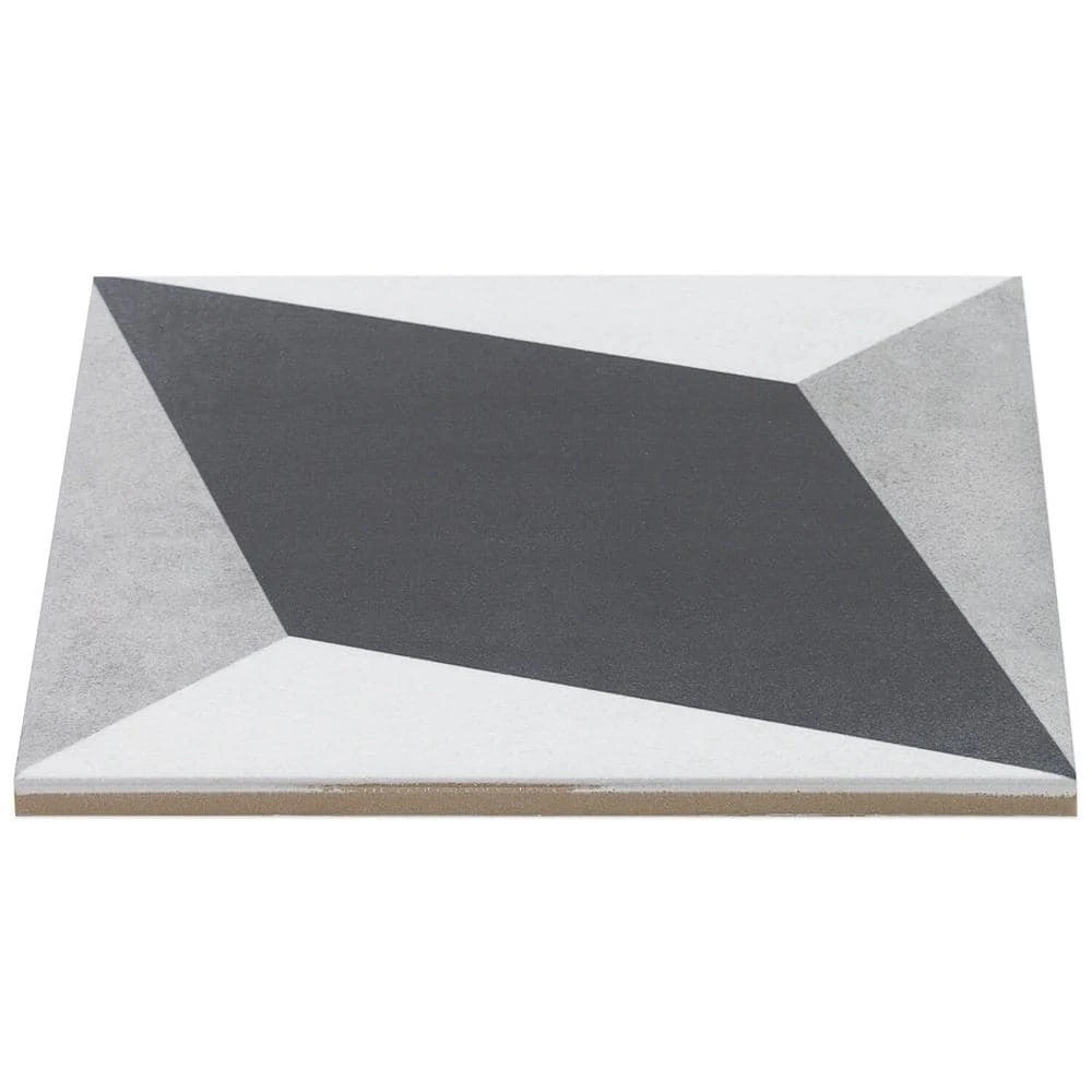 Sintra Block Encaustic 9 in. x 9 in. x 10mm Mate Porcelain Floor and Wall Tile (20 pieces / 10.65 sq. ft. / box) by Ivy Hill Tile 9 Sintra Block Encaustic 9 in. x 9 in. x 10mm Mate Porcelain Floor and Wall Tile (20 pieces / 10.65 sq. ft. / box) by Ivy Hill Tile - Image 7