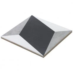 Sintra Block Encaustic 9 in. x 9 in. x 10mm Mate Porcelain Floor and Wall Tile (20 pieces / 10.65 sq. ft. / box) by Ivy Hill Tile 18 Sintra Block Encaustic 9 in. x 9 in. x 10mm Mate Porcelain Floor and Wall Tile (20 pieces / 10.65 sq. ft. / box) by Ivy Hill Tile -Tile Elegant Shop block ivy hill tile porcelain tile ext3rd101331 c3 1000