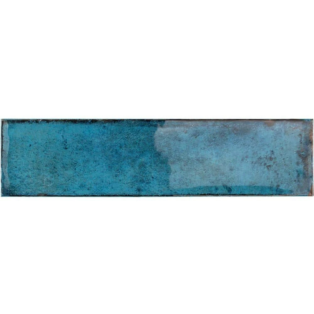 Moze Blue 3 in. x 12 in. 9 mm Ceramic Wall Tile (22-piece 5.38 sq. ft./ Box) by Ivy Hill Tile 6 Moze Blue 3 in. x 12 in. 9 mm Ceramic Wall Tile (22-piece 5.38 sq. ft./ Box) by Ivy Hill Tile - Image 4