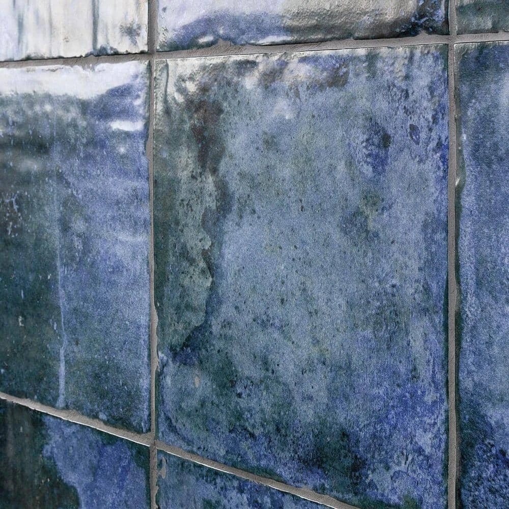 Angela Harris Blue 8 in. x 8 in. Matte Ceramic Floor and Wall Tile (10.76 sq. ft./Case) by Ivy Hill Tile 5 Angela Harris Blue 8 in. x 8 in. Matte Ceramic Floor and Wall Tile (10.76 sq. ft./Case) by Ivy Hill Tile - Image 3