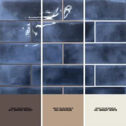 Piston Camp Blue 4 in. x 12 in. 7mm Glazed Ceramic Subway Wall Tile (34-piece 10.97 sq. ft. / box) by Ivy Hill Tile 14 Piston Camp Blue 4 in. x 12 in. 7mm Glazed Ceramic Subway Wall Tile (34-piece 10.97 sq. ft. / box) by Ivy Hill Tile -Tile Elegant Shop blue ivy hill tile ceramic tile ext3rd100507 1d 1000