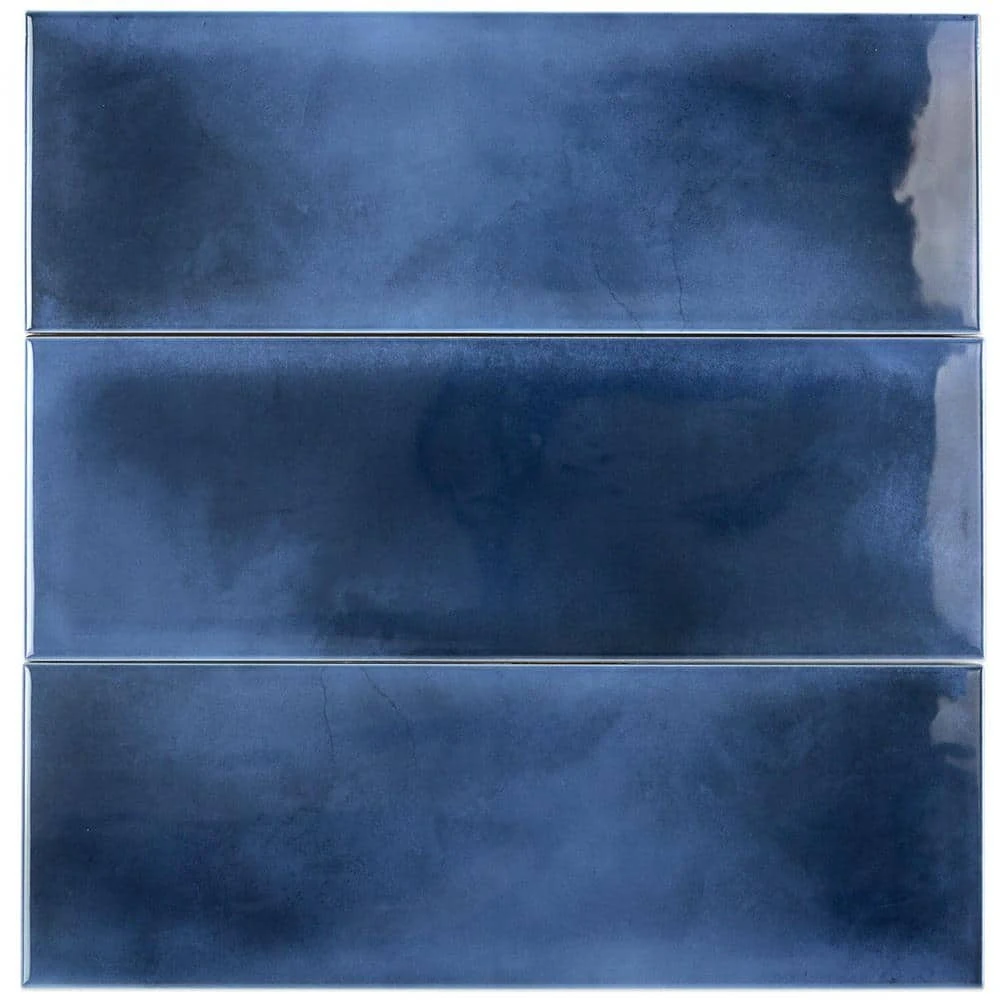 Piston Camp Blue 4 in. x 12 in. 7mm Glazed Ceramic Subway Wall Tile (34-piece 10.97 sq. ft. / box) by Ivy Hill Tile 9 Piston Camp Blue 4 in. x 12 in. 7mm Glazed Ceramic Subway Wall Tile (34-piece 10.97 sq. ft. / box) by Ivy Hill Tile - Image 7