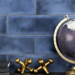 Piston Camp Blue 4 in. x 12 in. 7mm Glazed Ceramic Subway Wall Tile (34-piece 10.97 sq. ft. / box) by Ivy Hill Tile 13 Piston Camp Blue 4 in. x 12 in. 7mm Glazed Ceramic Subway Wall Tile (34-piece 10.97 sq. ft. / box) by Ivy Hill Tile -Tile Elegant Shop blue ivy hill tile ceramic tile ext3rd100507 a0 1000