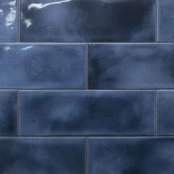 Piston Camp Blue 4 in. x 12 in. 7mm Glazed Ceramic Subway Wall Tile (34-piece 10.97 sq. ft. / box) by Ivy Hill Tile 17 Piston Camp Blue 4 in. x 12 in. 7mm Glazed Ceramic Subway Wall Tile (34-piece 10.97 sq. ft. / box) by Ivy Hill Tile -Tile Elegant Shop blue ivy hill tile ceramic tile ext3rd100507 fa 1000