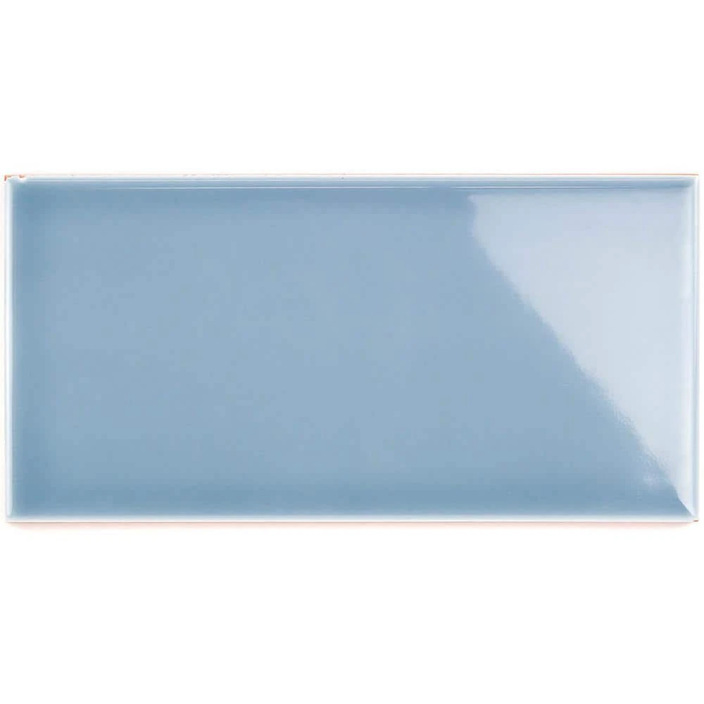 Magnitude Blue 4 in. x 8 in. x 7.5mm Polished Ceramic Subway Wall Tile (68 pieces / 14.63 sq. ft. / box) by Ivy Hill Tile 7 Magnitude Blue 4 in. x 8 in. x 7.5mm Polished Ceramic Subway Wall Tile (68 pieces / 14.63 sq. ft. / box) by Ivy Hill Tile - Image 5