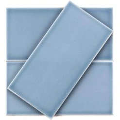 Magnitude Blue 4 in. x 8 in. x 7.5mm Polished Ceramic Subway Wall Tile (68 pieces / 14.63 sq. ft. / box) by Ivy Hill Tile 12 Magnitude Blue 4 in. x 8 in. x 7.5mm Polished Ceramic Subway Wall Tile (68 pieces / 14.63 sq. ft. / box) by Ivy Hill Tile -Tile Elegant Shop blue ivy hill tile ceramic tile ext3rd100783 a0 1000