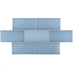 Magnitude Blue 4 in. x 8 in. x 7.5mm Polished Ceramic Subway Wall Tile (68 pieces / 14.63 sq. ft. / box) by Ivy Hill Tile 16 Magnitude Blue 4 in. x 8 in. x 7.5mm Polished Ceramic Subway Wall Tile (68 pieces / 14.63 sq. ft. / box) by Ivy Hill Tile -Tile Elegant Shop blue ivy hill tile ceramic tile ext3rd100783 c3 1000