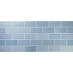 Magnitude Blue 4 in. x 8 in. x 7.5mm Polished Ceramic Subway Wall Tile (68 pieces / 14.63 sq. ft. / box) by Ivy Hill Tile 17 Magnitude Blue 4 in. x 8 in. x 7.5mm Polished Ceramic Subway Wall Tile (68 pieces / 14.63 sq. ft. / box) by Ivy Hill Tile -Tile Elegant Shop blue ivy hill tile ceramic tile ext3rd100783 fa 1000
