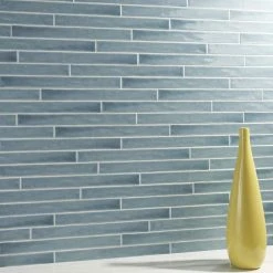 Nantucket Blue 2 in. x 20 in. Crackled Ceramic Wall Tile (5.38 sq. ft./Case) by Ivy Hill Tile 17 Nantucket Blue 2 in. x 20 in. Crackled Ceramic Wall Tile (5.38 sq. ft./Case) by Ivy Hill Tile -Tile Elegant Shop blue ivy hill tile ceramic tile ext3rd101917 c3 1000