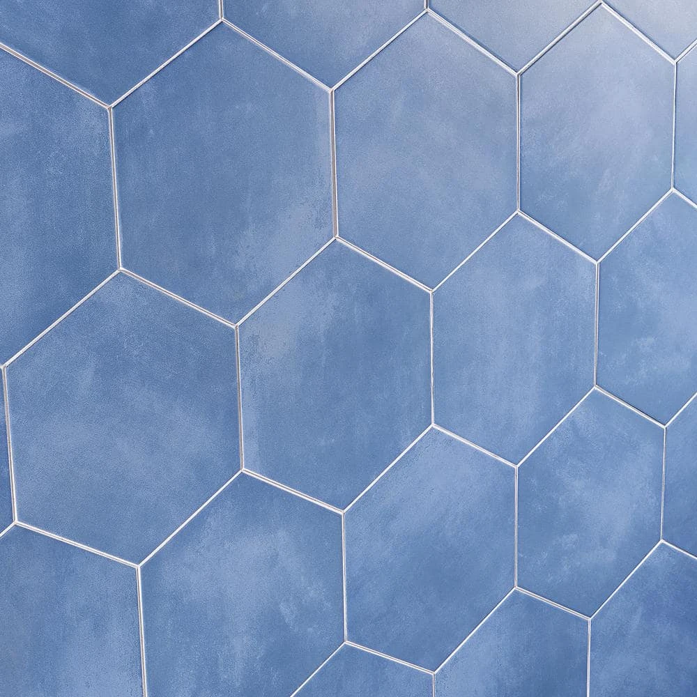 Eclipse Blue 7.79 in. x 8.98 in. Matte Porcelain Floor and Wall Tile (6.03 sq. ft. / Case) by Ivy Hill Tile 8 Eclipse Blue 7.79 in. x 8.98 in. Matte Porcelain Floor and Wall Tile (6.03 sq. ft. / Case) by Ivy Hill Tile - Image 6